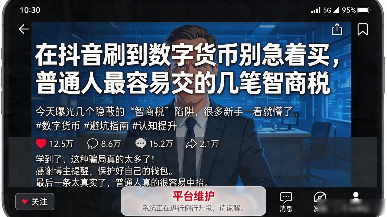 抖音上的数字货币_数字藏品投资风险_抖音数字货币骗局