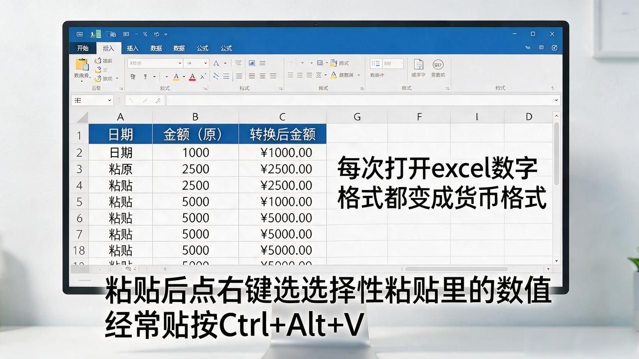 Excel数字变成货币格式_模板默认格式问题_每次打开excel数字格式都变成货币格式