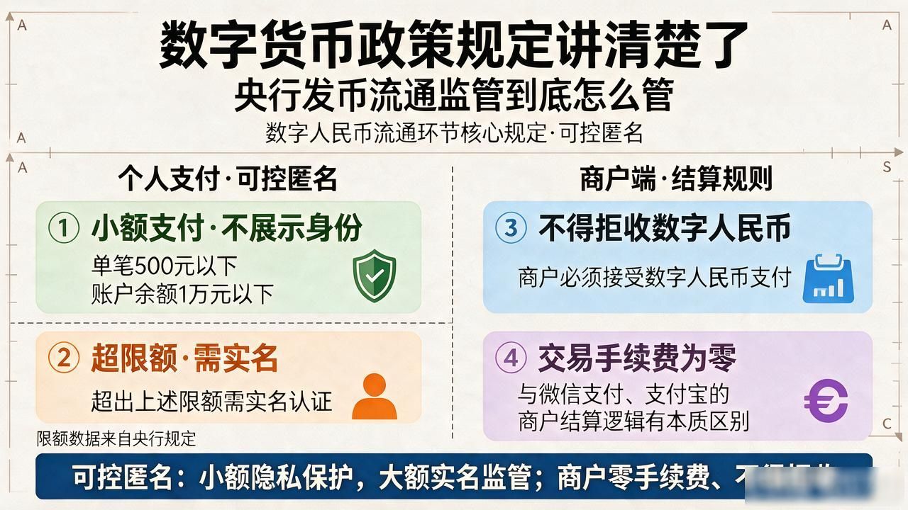 数字人民币风控制度框架_数字人民币发行流通规定_数字货币政策规定