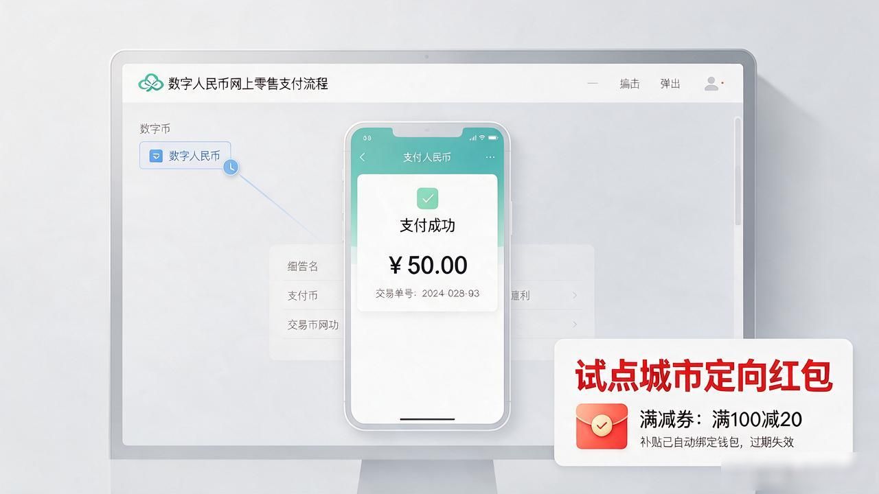 中国数字货币在线零售_数字人民币电商支付场景_数字人民币在线零售