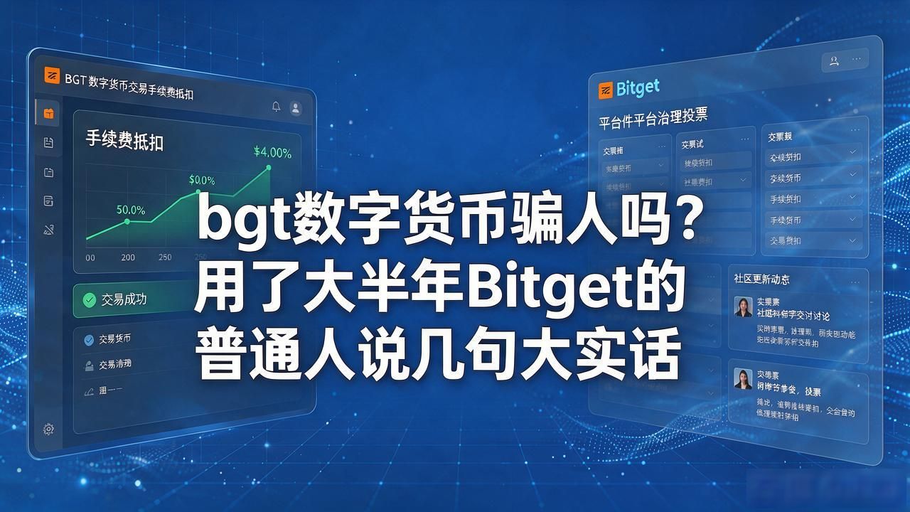 bgt数字货币骗人吗_BGT是骗局吗_Bitget交易所通证真实用途与风险分析