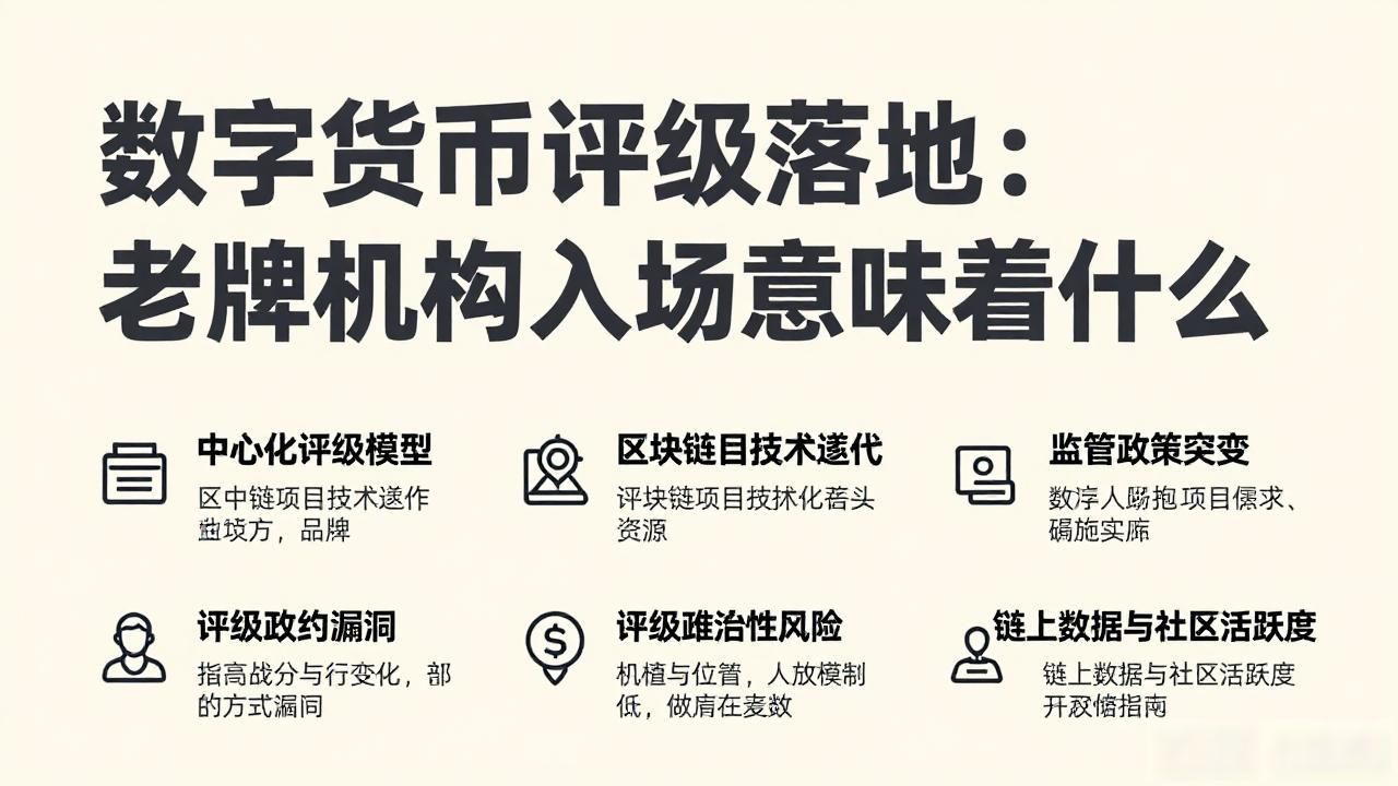 数字货币首次被评级_加密货币市场合规化进程_主流评级机构对头部代币信用评级
