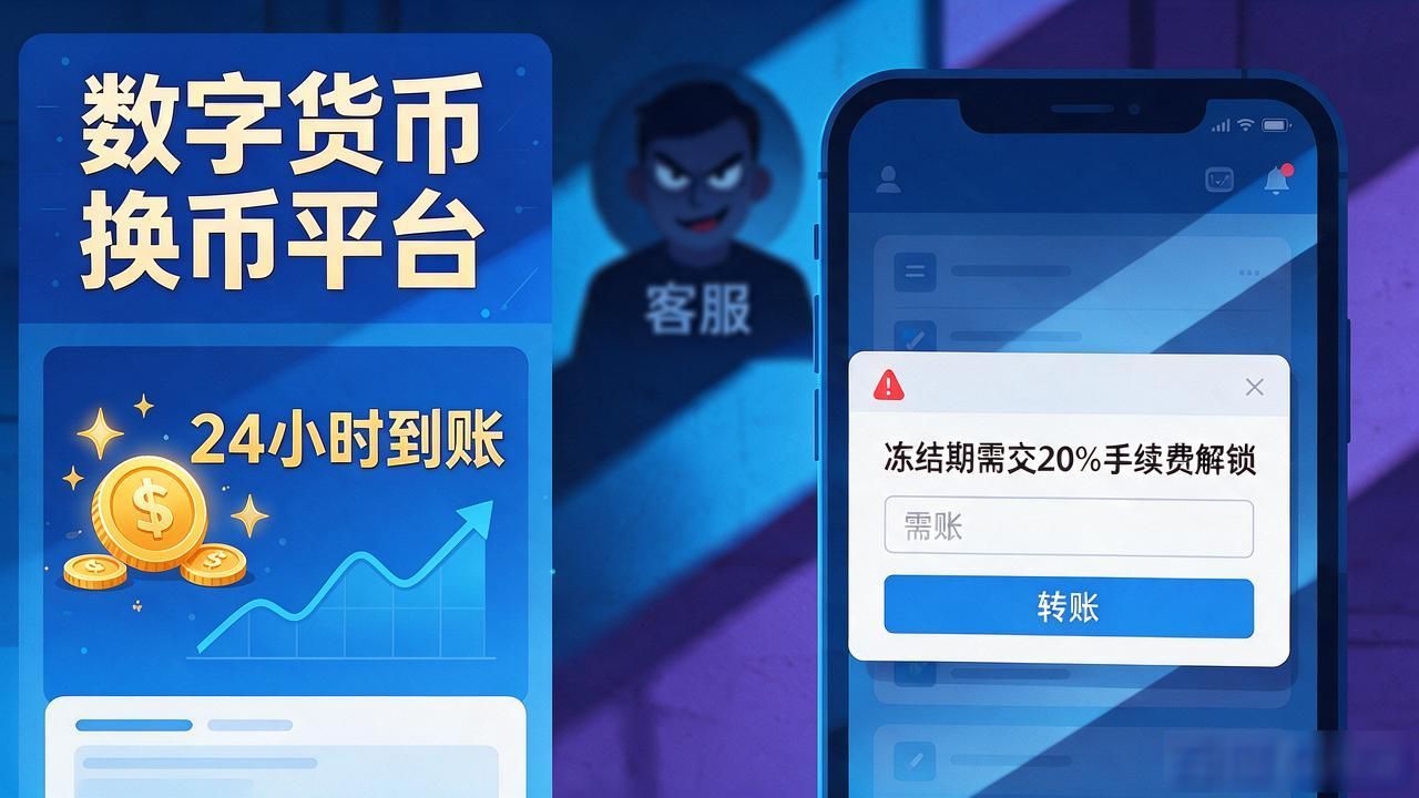 换币平台截图骗局识别方法_如何识别换币平台骗局_数字货币换币骗局揭秘