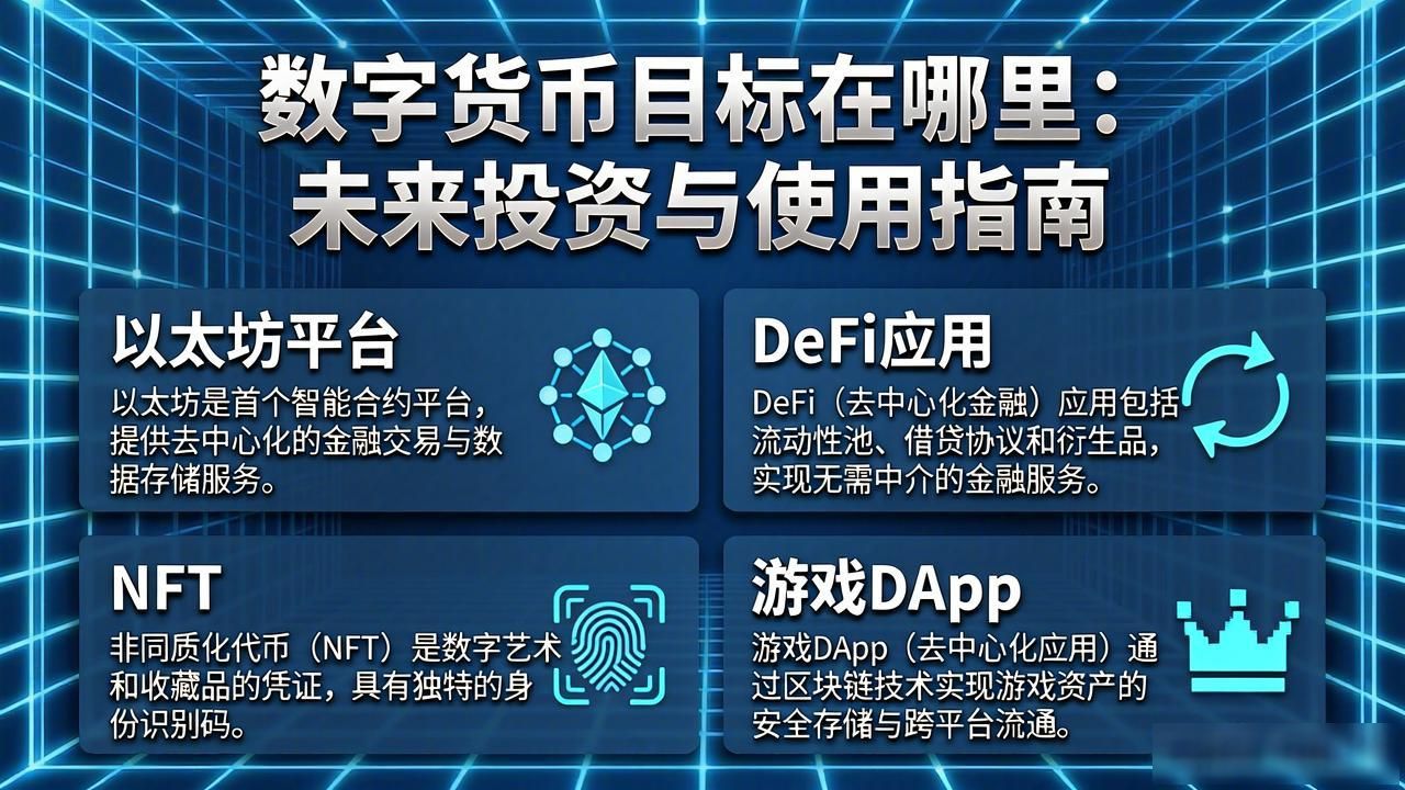 数字货币目标在哪里_数字货币的应用场景_数字货币的未来发展方向