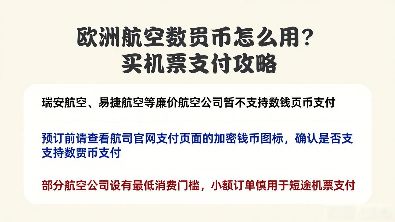 欧洲航空公司数字货币支付_欧洲航空公司数字货币_欧洲航司加密货币购票